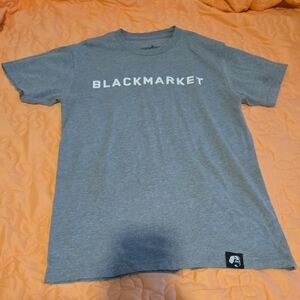 Blackmarket Labs Grey T-shirt Unisex Small